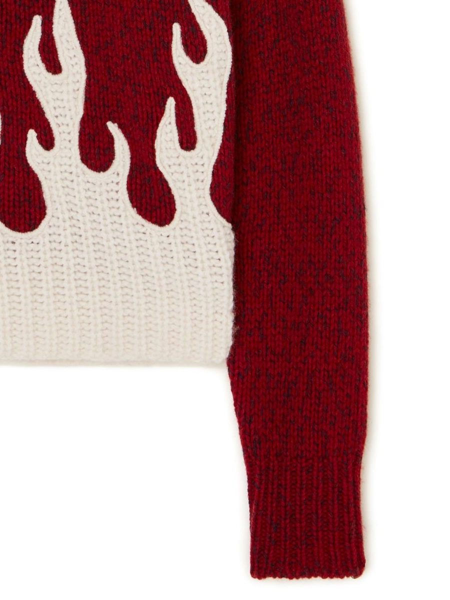 Cheap crew-neck Alanui Women wool-cashmere blend jumper 0413